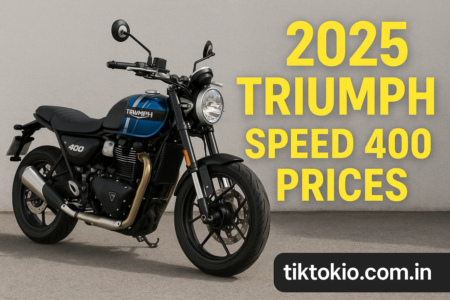 2025 Triumph Speed 400 Prices