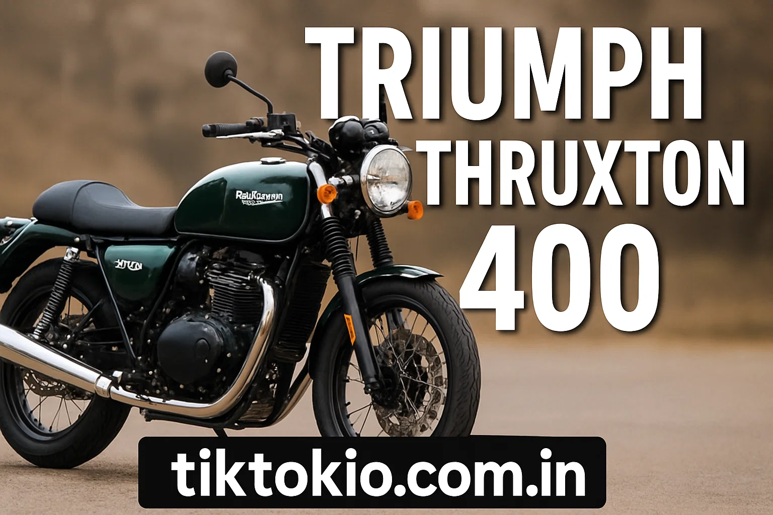 Triumph Thruxton 400 Launched In India